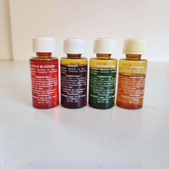 Vintage Other - Vintage Rainbow Fragrance 4 Pack Gardenia Violet Siberian Pine Apple Blossom